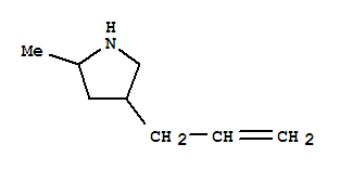 Pyrrolidine, 4-allyl-2-methyl- (4ci) Structure,733752-87-9Structure