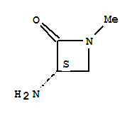 2-Azetidinone,3-amino-1-methyl-,(s)-(9ci) Structure,73429-59-1Structure