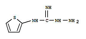 Hydrazinecarboximidamide, n-2-thienyl- Structure,734486-44-3Structure