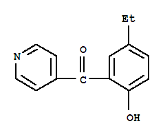 Methanone, (5-ethyl-2-hydroxyphenyl)-4-pyridinyl-(9ci) Structure,734498-48-7Structure