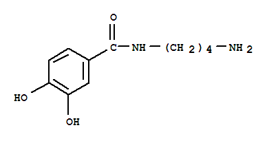 Benzamide, n-(4-aminobutyl)-3,4-dihydroxy-(9ci) Structure,736117-91-2Structure