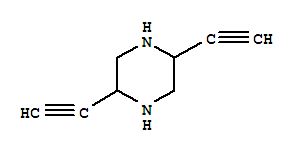 Piperazine, 2,5-diethynyl-(9ci) Structure,73614-73-0Structure