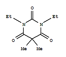 Barbituric acid, 1,3-diethyl-5,5-dimethyl-(4ci) Structure,736156-92-6Structure