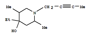 4-Piperidinol,1-(2-butynyl)-4-ethyl-2,5-dimethyl-(9ci) Structure,736865-39-7Structure