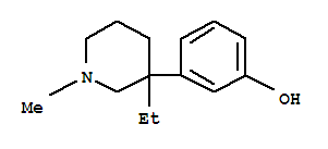 Phenol, 3-(3-ethyl-1-methyl-3-piperidinyl)-(9ci) Structure,736887-82-4Structure