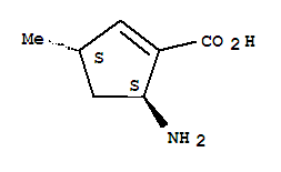 1-Cyclopentene-1-carboxylicacid,5-amino-3-methyl-,(3r,5r)-rel-(9ci) Structure,736924-56-4Structure