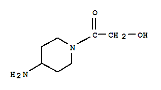 1-(4-Amino-1-piperidinyl)-2-hydroxy-ethanone Structure,736926-10-6Structure