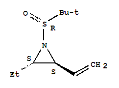 Aziridine, 1-[(r)-(1,1-dimethylethyl)sulfinyl]-2-ethenyl-3-ethyl-, (2s,3s)-(9ci) Structure,736947-20-9Structure