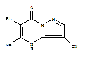 Pyrazolo[1,5-a]pyrimidine-3-carbonitrile, 6-ethyl-4,7-dihydro-5-methyl-7-oxo-(9ci) Structure,736964-77-5Structure