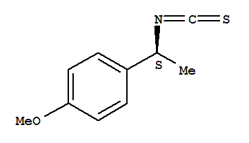 Benzene, 1-[(1s)-1-isothiocyanatoethyl]-4-methoxy-(9ci) Structure,737001-01-3Structure