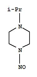 Piperazine, 1-(1-methylethyl)-4-nitroso-(9ci) Structure,73742-54-8Structure