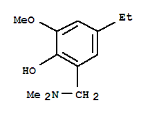 Phenol, 2-[(dimethylamino)methyl]-4-ethyl-6-methoxy-(9ci) Structure,737712-27-5Structure