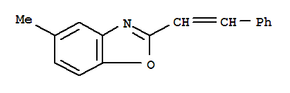 (E)-5-methyl-2-styrylbenzoxazole Structure,73916-05-9Structure