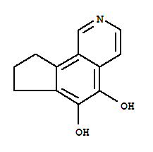 7H-cyclopent[h]isoquinoline-5,6-diol, 8,9-dihydro-(9ci) Structure,739320-29-7Structure