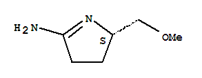 2H-pyrrol-5-amine,3,4-dihydro-2-(methoxymethyl)-,(s)-(9ci) Structure,739344-59-3Structure