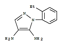 1H-pyrazole-4,5-diamine,1-(2-ethylphenyl)-(9ci) Structure,739364-20-6Structure