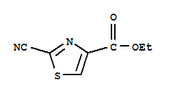 4-Thiazolecarboxylicacid,2-cyano-,ethylester(9ci) Structure,73956-19-1Structure