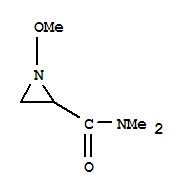 2-Aziridinecarboxamide,1-methoxy-n,n-dimethyl-,trans-(9ci) Structure,74016-51-6Structure