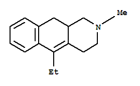 Benz[g]isoquinoline, 5-ethyl-1,2,3,4,10,10a-hexahydro-2-methyl-(9ci) Structure,741201-05-8Structure