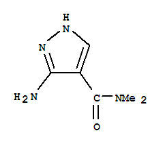 1H-pyrazole-4-carboxamide,3-amino-n,n-dimethyl-(9ci) Structure,741209-40-5Structure