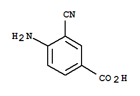 Benzoic acid, 4-amino-3-cyano- Structure,74192-47-5Structure