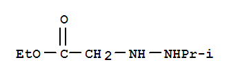 Acetic acid, [2-(1-methylethyl)hydrazino]-, ethyl ester (9ci) Structure,742017-39-6Structure