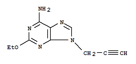 9H-purin-6-amine,2-ethoxy-9-(2-propynyl)-(9ci) Structure,742024-02-8Structure