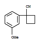 1-(3-Methoxyphenyl)cyclobutanecarbonitrile Structure,74205-15-5Structure