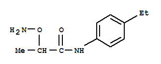 Propanamide, 2-(aminooxy)-n-(4-ethylphenyl)-(9ci) Structure,742638-13-7Structure