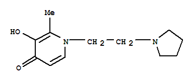 4(1H)-pyridinone,3-hydroxy-2-methyl-1-[2-(1-pyrrolidinyl)ethyl]-(9ci) Structure,742685-28-5Structure