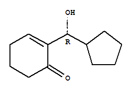 2-Cyclohexen-1-one,2-[(r)-cyclopentylhydroxymethyl]-(9ci) Structure,743458-77-7Structure