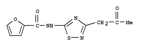 2-Furancarboxamide,n-[3-(2-oxopropyl)-1,2,4-thiadiazol-5-yl]-(9ci) Structure,743472-93-7Structure