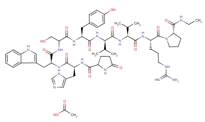 Leuprolide Structure,74381-53-6Structure