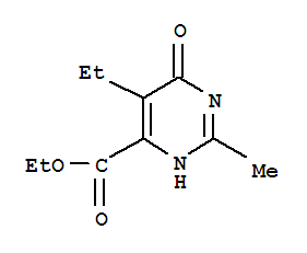 4-Pyrimidinecarboxylicacid,5-ethyl-1,6-dihydro-2-methyl-6-oxo-,ethylester(9ci) Structure,744253-35-8Structure