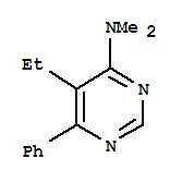 4-Pyrimidinamine,5-ethyl-n,n-dimethyl-6-phenyl-(9ci) Structure,744963-42-6Structure