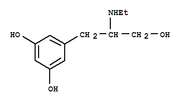 1,3-Benzenediol, 5-[2-(ethylamino)-3-hydroxypropyl]-(9ci) Structure,744987-45-9Structure