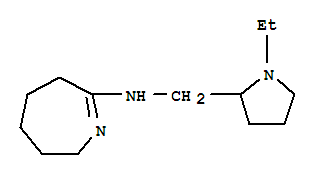 2H-azepin-7-amine,n-[(1-ethyl-2-pyrrolidinyl)methyl]-3,4,5,6-tetrahydro-(9ci) Structure,745034-28-0Structure