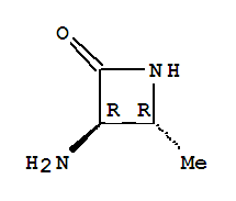 2-Azetidinone,3-amino-4-methyl-,(3r,4r)-(9ci) Structure,745074-59-3Structure