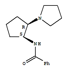 Benzamide, n-[2-(1-pyrrolidinyl)cyclopentyl]-, cis-(9ci) Structure,745743-68-4Structure