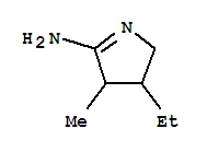 2H-pyrrol-5-amine,3-ethyl-3,4-dihydro-4-methyl-(9ci) Structure,745772-31-0Structure