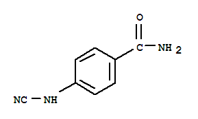 Benzamide, 4-(cyanoamino)-(9ci) Structure,74615-31-9Structure