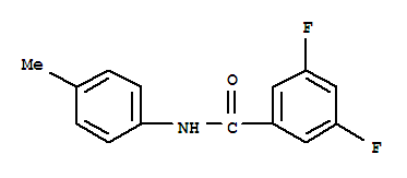 Benzamide, 3,5-difluoro-n-(4-methylphenyl)-(9ci) Structure,746609-38-1Structure