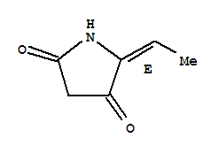 2,4-Pyrrolidinedione,5-ethylidene-,(e)-(9ci) Structure,74730-35-1Structure