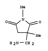 2,5-Pyrrolidinedione,3-(aminomethyl)-1,3-dimethyl-(9ci) Structure,747364-86-9Structure