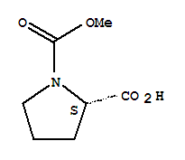 (S)-1-(methoxycarbonyl)pyrrolidine-2-carboxylic acid Structure,74761-41-4Structure