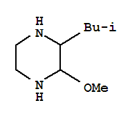 Piperazine, 2-methoxy-3-(2-methylpropyl)-(9ci) Structure,74784-14-8Structure