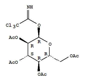 2,3,4,6-Tetra-o-acetyl-alpha-d-glucopyranosyl trichloroacetimidate Structure,74808-10-9Structure