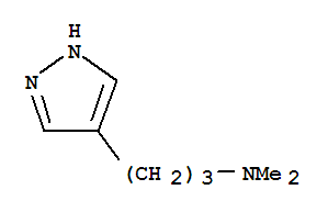 1H-pyrazole-4-propanamine,n,n-dimethyl-(9ci) Structure,748110-97-6Structure