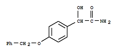 Benzeneacetamide,-alpha--hydroxy-4-(phenylmethoxy)- Structure,74908-90-0Structure