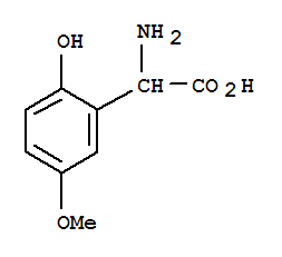 Benzeneacetic acid, alpha-amino-2-hydroxy-5-methoxy-(9ci) Structure,749188-07-6Structure